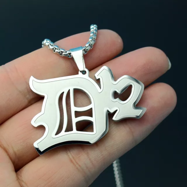 Hip Hop Eminem RAPPER D12 Titanium Steel Necklace Pendants 28" Chain Stan Box