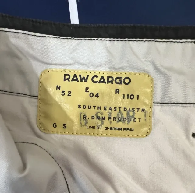 G Star Raw Mens Cargo Rovic Zip 3d Straight Tapered Pants Raven W34 L32 3