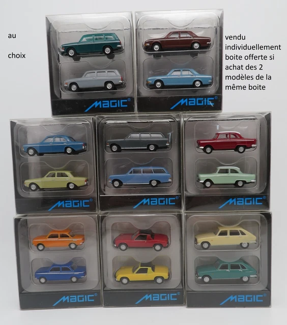 Modèle Réduit Micro Fleischmann HO 1/87 Audi 100 Jaune - Sans Boîte, état Très Correct