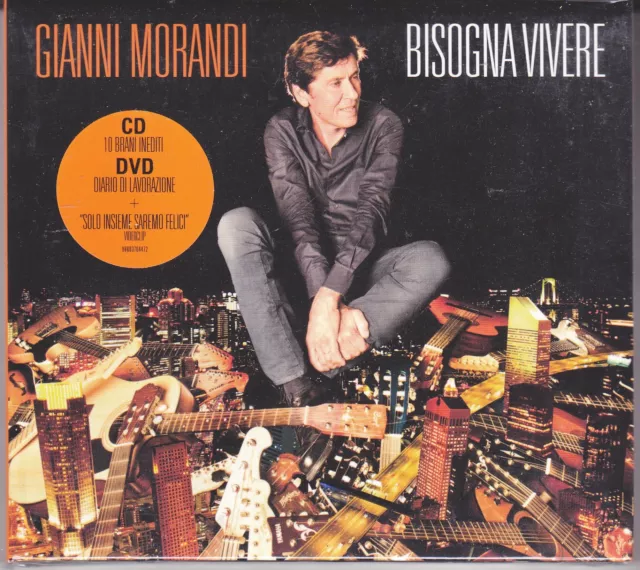 1 CD + 1 Dvd Box Set **GIANNI MORANDI • BISOGNA VIVERE** Ediz. speciale nuovo