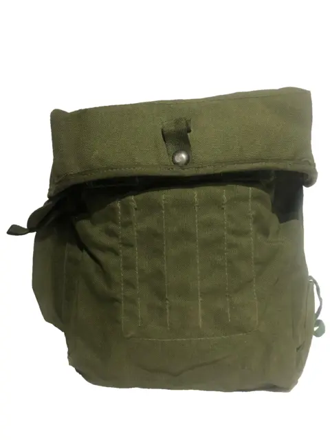 British Army Olive Respirator Bag Haversack Green Shoulder Military Surplus