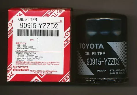 Toyota Genuine Oil Filter "90915YZZD2"