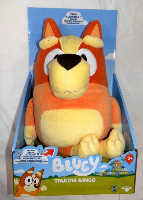 MOOSE TOYS Bingo Talking Sound Effects Phrases Plush Toy From Bluey MOOSE TOYS Bingo Talking Sound Effects Phrases Plush Toy From Bluey