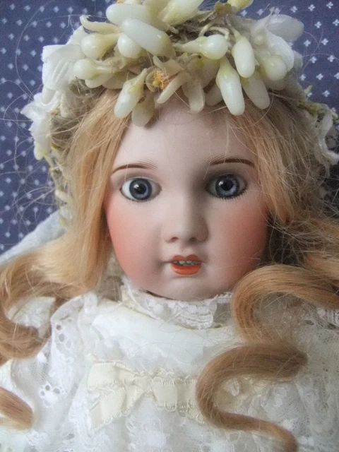 Vêtements Poupée Ancienne belle ROBE / SFBJ BRU STEINER JUMEAU POUPON