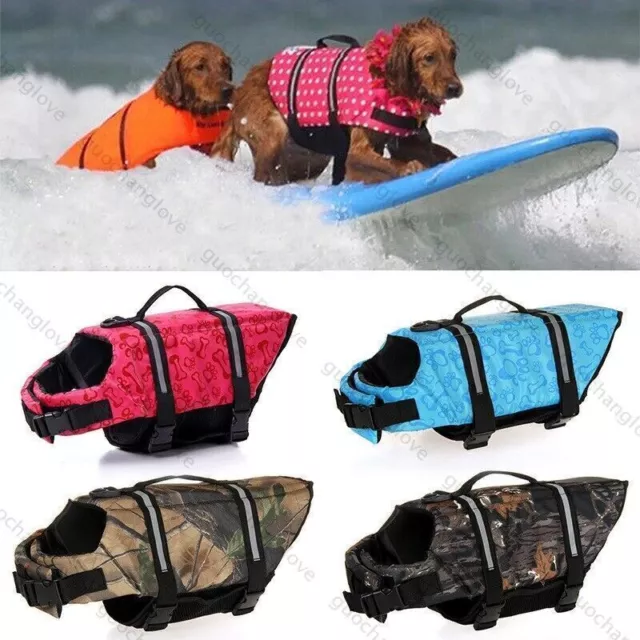 Hundeschwimmweste Hund Weste XXS-XXL Schwimmweste Rettungsweste Hundeweste Hund