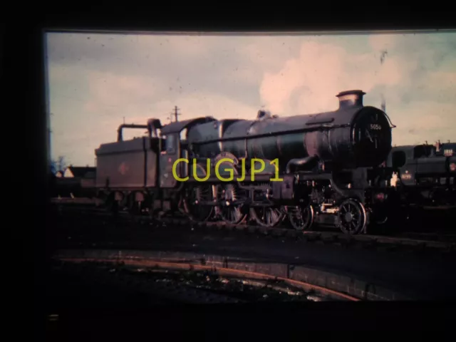 16812 35mm Slide Steam Locomotive BR British Railways GLOUCESTER SHED 2/64 5056