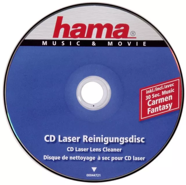 Hama Reinigungs-CD/MD für Geräte 44721 CD-REINIGUNG TROCK.