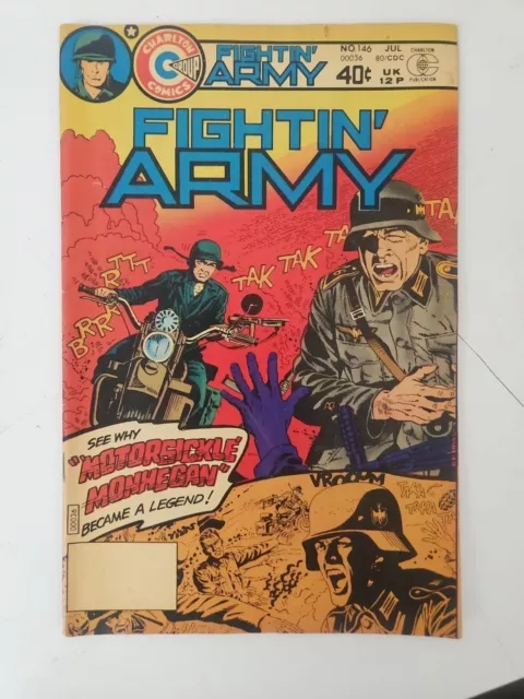 Fightin' Army #146 - 1980 Charlton Comics - Bronze Age War Comic Book