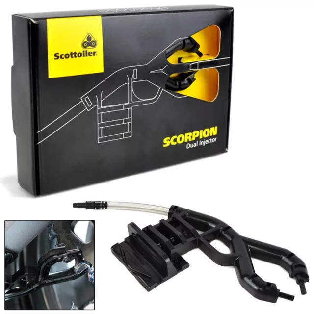 Scottoiler Scorpion Motorcycle Dual Injector Kit Fits V System X System E System