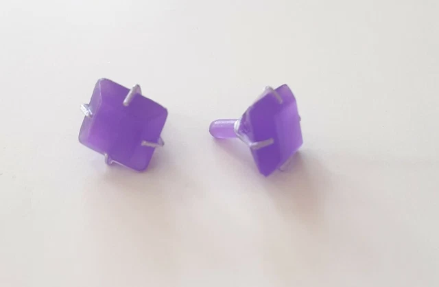 Rainbow High Dolls Clothes. Holly Devious Twin Original Fab Purple Earrings NEW!