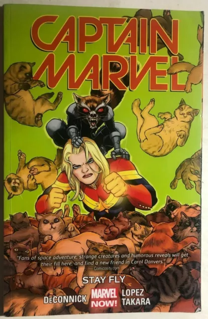 CAPTAIN MARVEL volume 2 Stay Fly (2015) Marvel Comics TPB VG+/FINE- 1st