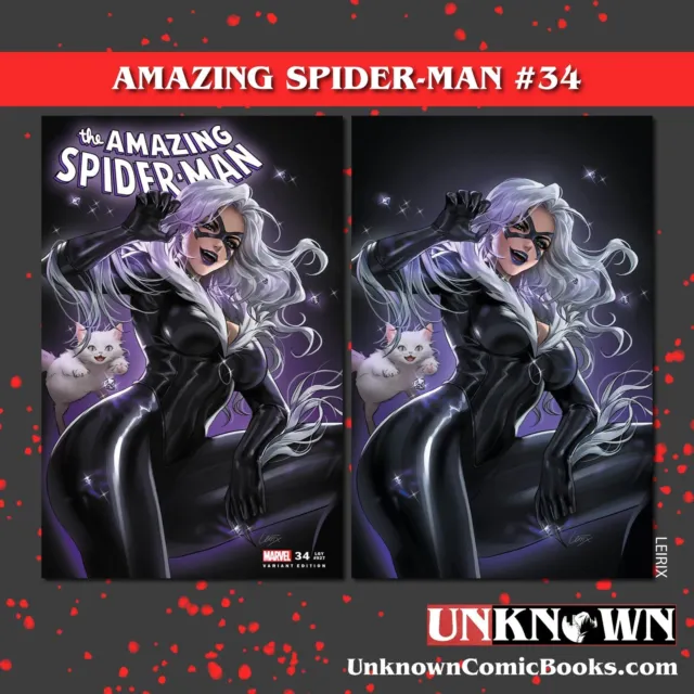 [2 Pack] Amazing Spider-Man #34 Unknown Comics Leirix Exclusive Var (09/20/2023)
