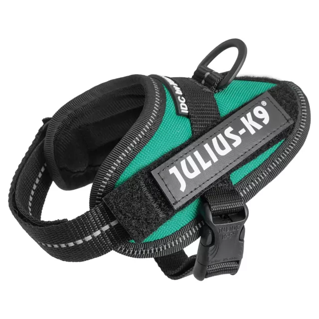 Julius-K9 IDC Hunde Powergeschirr dunkelgrün, diverse Größen, NEU