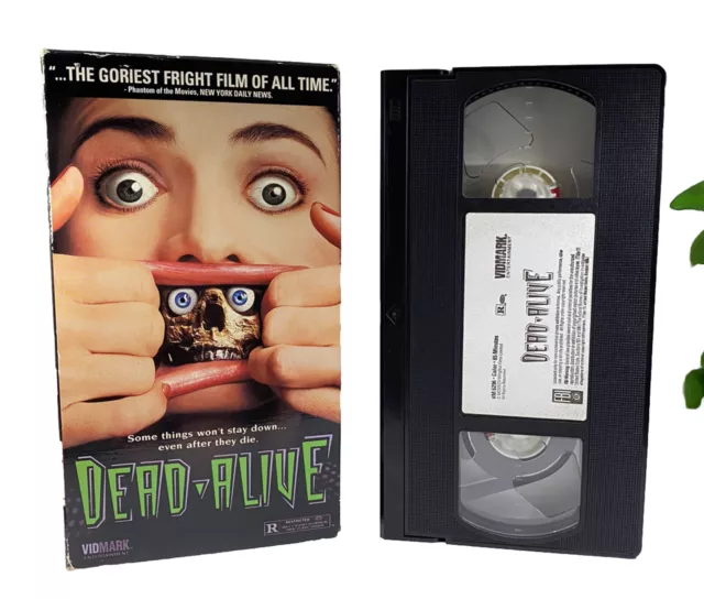 VINTAGE RARE DEAD Alive VHS Tape Horror Movie UNRATED Peter Jackson ...