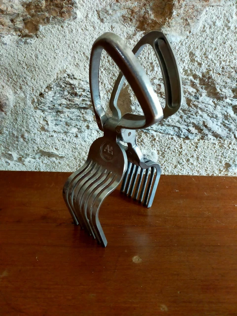 Pince à rôti en inox - Ustensile de cuisine pour la découpe régulière