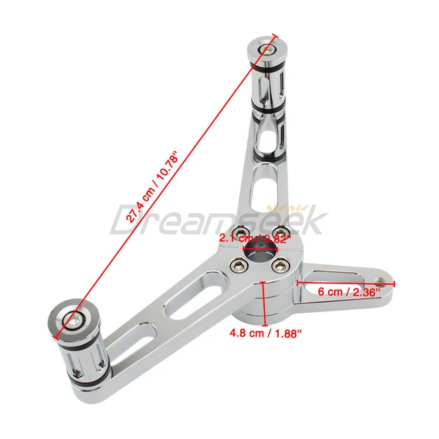 Levier De Vitesse Moto En Alliage Aluminium CNC Universel - Pliable, Couleurs Rouge/bleu, Longueur 150mm