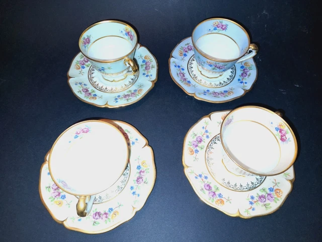 Ensemble De Tasses à Café Et Soucoupes En Porcelaine, Série Bonbons