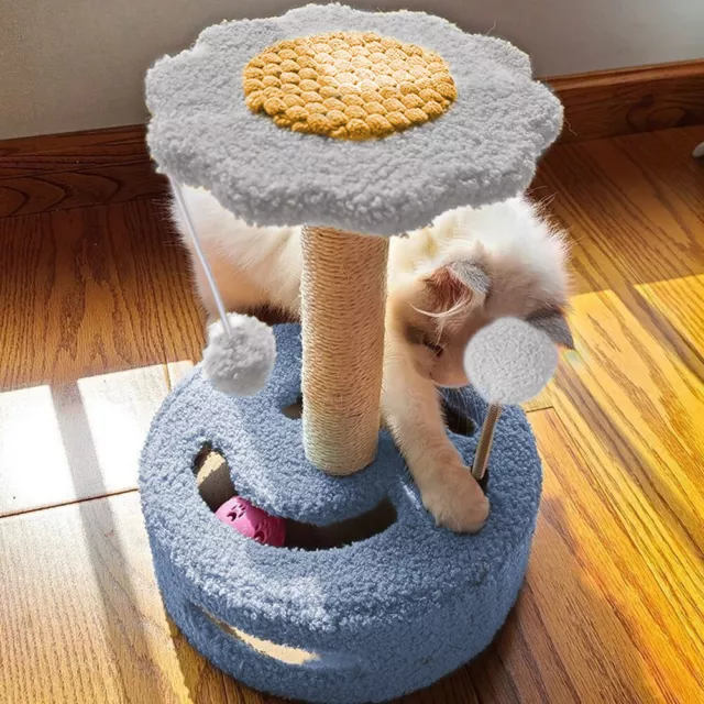 Cat Scratching Tree Activity Centre Post Stand Pet Kitten Scratcher Climbing Toy