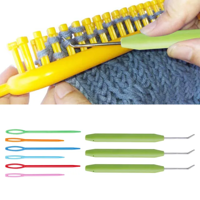 9pcs Crochet Hooks Set Needles Sewing Tool for Arthritic Hands Knitting