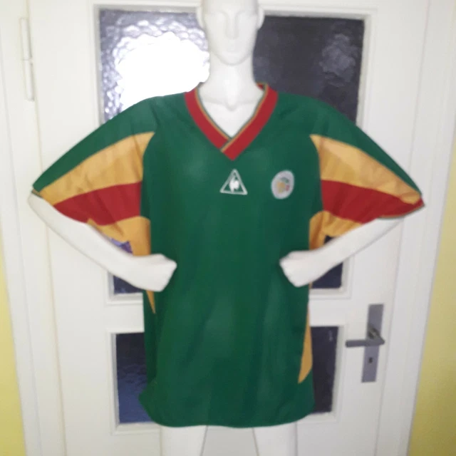 Maillot Vintage Sénégal 2004 Lecoq Sportif - Taille XL Vert - Occasion