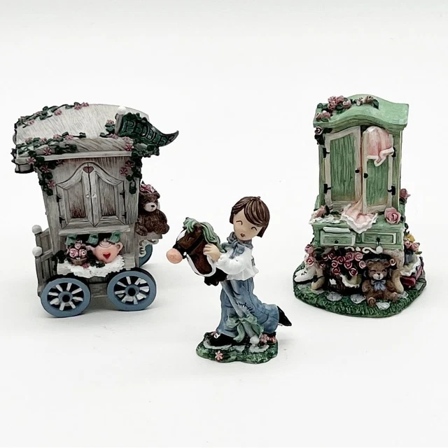 Lot 3 Ivy Innocence Peddler Wagon 05061 Timeless Treasures 05064 Jonathan 05063