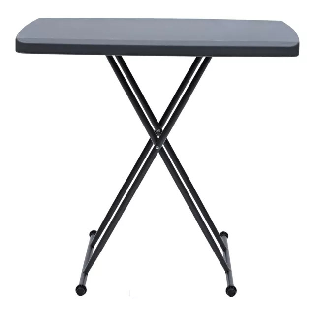 Iceberg IndestrucTable Classic Personal Folding Table, Heavy Duty Utility Tab...