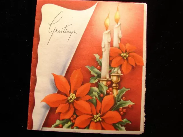 Vintage "For Christmas And Every Day!!" Christmas Greeting Card