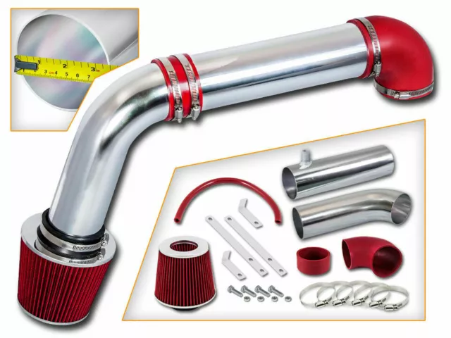 Cold Air Intake Kit + RED Filter For 09-15 Dodge Ram 1500 2500 3500 5.7L V8 HEMI