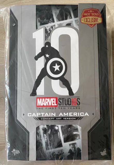 Hot Toys MMS488 Marvel Stud10s Captain America Concept Art Version (d’occasion) 2