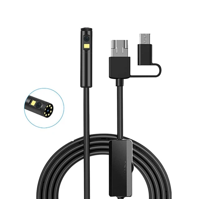 1080P Doppelobjektiv-Endoskop-Kamera USB-Telefon-Endoskop 2M U6V1