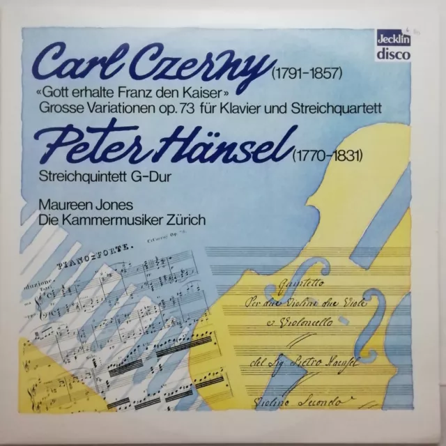 Czerny: ""Gott erhalte Franz den Kaiser"" op. 73 / Jones / Jeckin-Disco LP 608