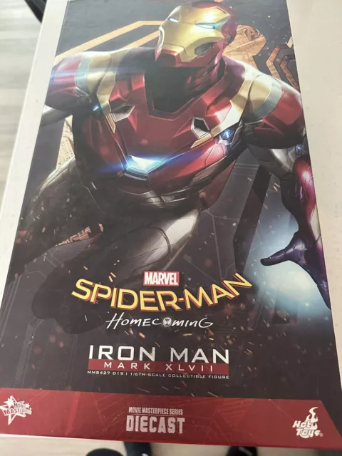 Hot Toys Diecast Spiderman Homecoming Iron Man Mark XLVII 47 MMS427D19 ES Aq7284