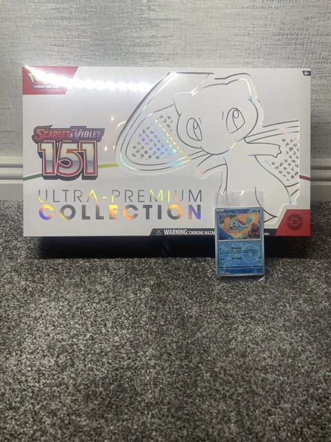 POKEMON SCARLET & Violet 151 Ultra Premium Collection Squirtle Promo ...