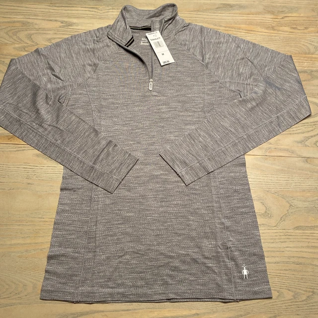 NEW Smartwool 1/4 Zip Merino Wool 150 All Season LS Base Layer Women’s Sz M $90