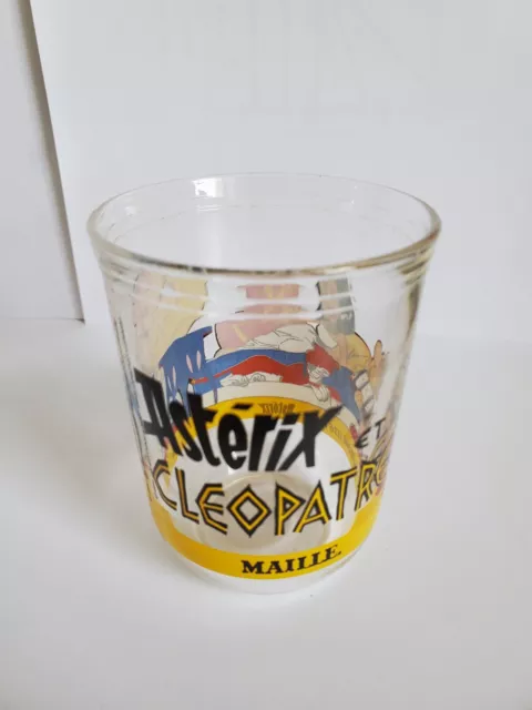 Verre à Moutarde Maille - Astérix et Cléopatre Obélix - Hauteur 9cm Vintage