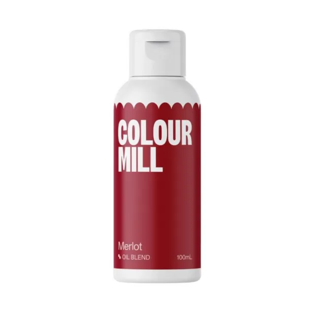 Colour Mill Colorante Alimentare A Base Di Olio 100ml -Merlot