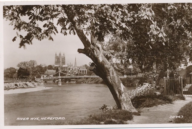 POSTCARD  HEREFORD  River  Wye