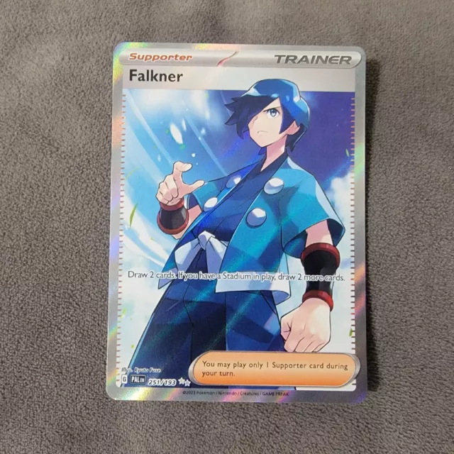 Falkner - 251/193 Pokemon Paldea Evolved FULL ART Trainer