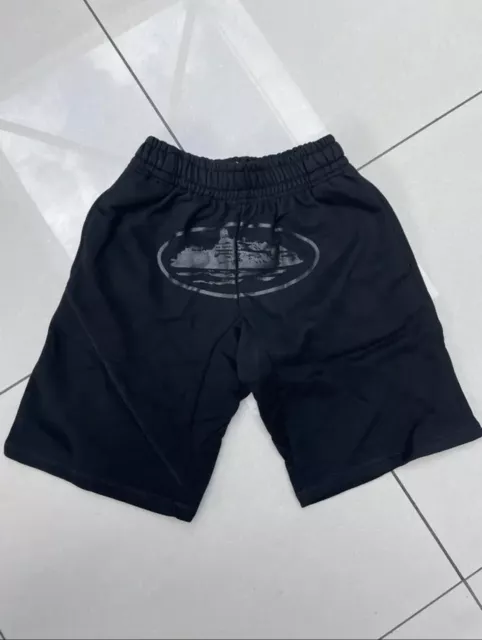 CORTEIZ TRIPLE BLACK Alcatraz Shorts Size Medium (FAST DELIVERY