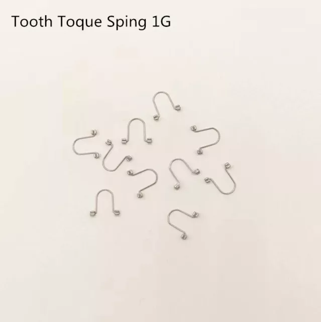 10 Pcs Dental Orthodontic Anterior Tooth Torque Springs Rectangular 1G 3 SIZE