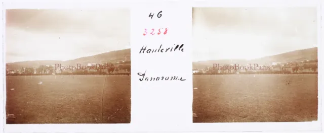 FRANCE Hauteville Panorama c1930 Photo Stereo Glass Plate Vintage V33L5n2 2