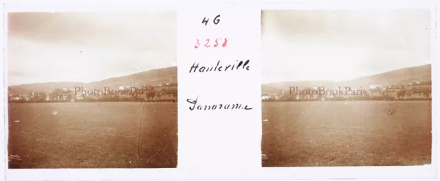 FRANCE Hauteville Panorama c1930 Photo Stereo Glass Plate Vintage V33L5n2 2