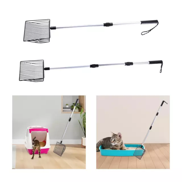 Metal Cats Litter Scoops Litter Scooper Pet Cleaning Tool Cat Litter Sifter for