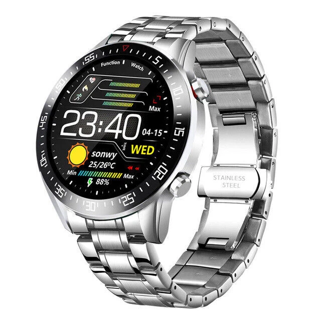 Smart Men Watch Fitness Tracker with Heart Rate Monitor Waterproof Smartwatch