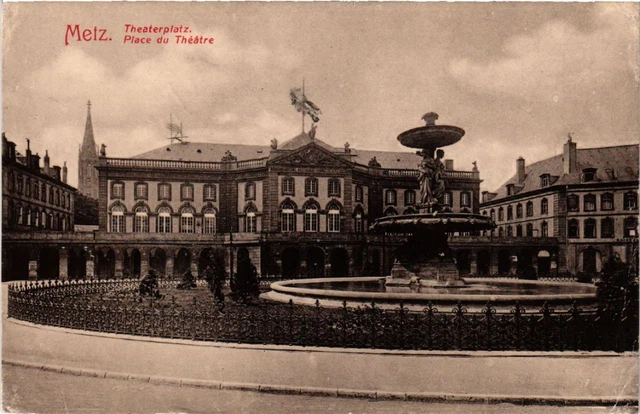 CPA AK METZ - Theaterplatz - Place du Theatre (455186)