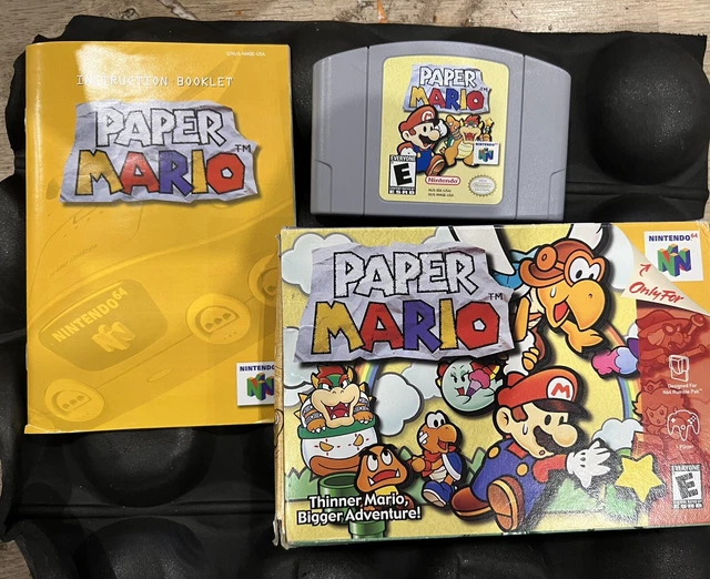 PAPER MARIO Nintendo 64 N64 CIB NTSC 500.00 PicClick AU