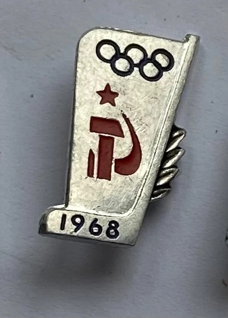 Badge Pin USSR Olympique Lot De 3 épinglettes U.R.S.S. Jeux Olympiques De Grenoble 1968 - Objet De Collection Jeux Olympiques Allemagne
