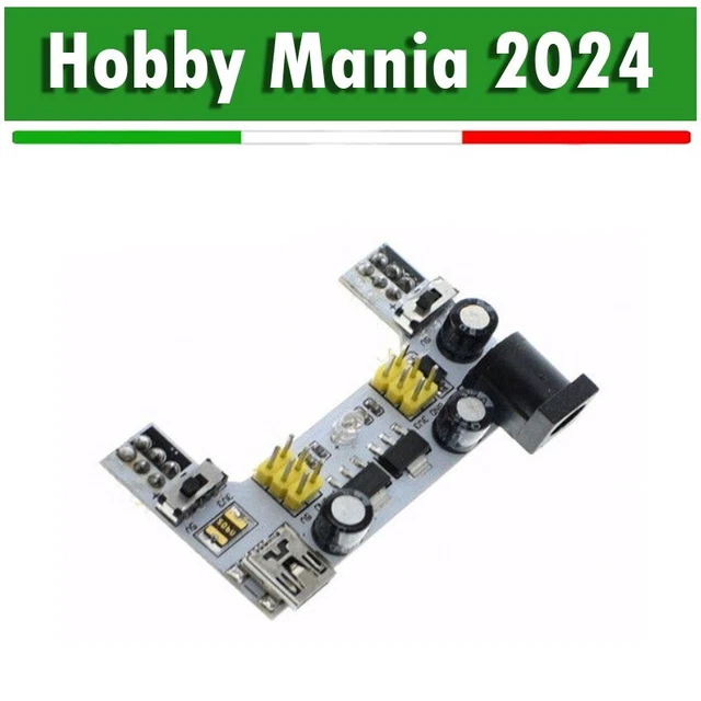 Modulo Alimentazione Breadboard 3.3V/5V | 5 Pezzi Per Prototipi Elettronici
