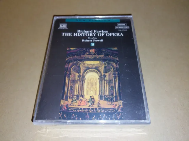 Richard Fawkes * The History Of Opera * 4 X Cassette Naxos Audiobook New Sealed