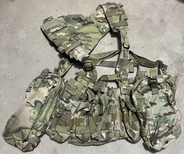 CRYE PRECISION AVS Detachable Chest Rig Multicam, With Padded Yoke £442